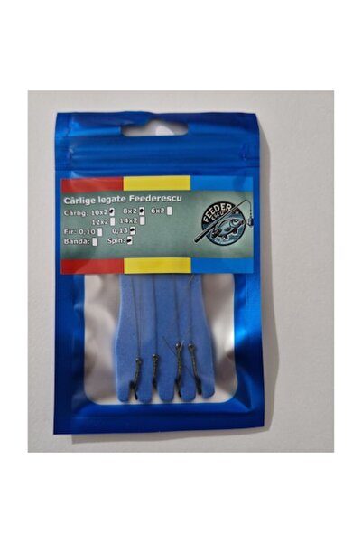 OEM Cârlige de pescuit legate Feederescu M10 și M8 cu spinner, set, diverse dimensiuni