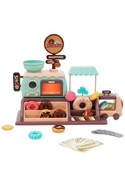 LITTLE ANGEL – Kids toys Donut Shop Toy Set with Light & Sound Play