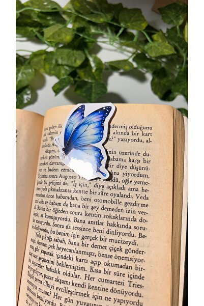 Handeto Kraft Semn de carte magnetic cu fluture, semn de carte magnetic, semn de carte cu magnet, semn de carte magnetic