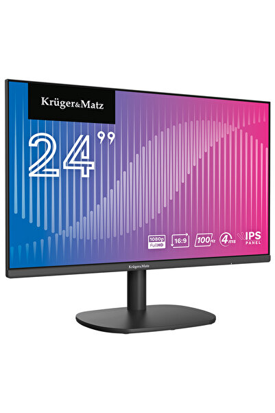 Kruger&Matz Monitor LED IPS 100Hz 4ms 24 inch