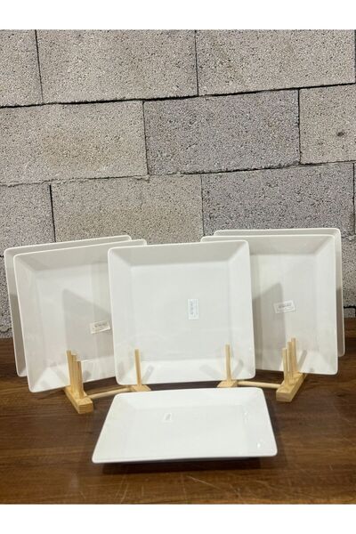 Güral Merid 27 cm Porcelain Serving Plate Square