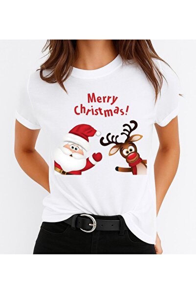OEM 100% Cotton T-shirt 'MERRY CHRISTMAS 3'