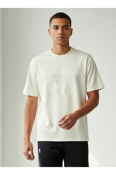 Kappa Men Logo Embroidered T-shirt