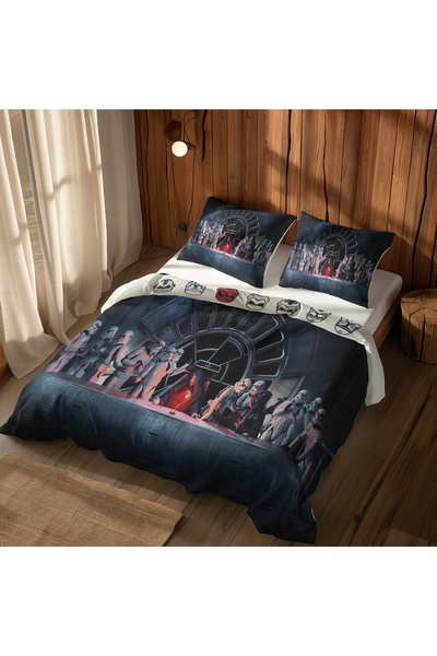 The Lucid Lab Star Wars Icons & Star Wars Last Supper Çift Taraflı Nevresim Takımı 200 cm x 220 cm