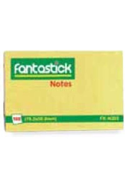 Fantastick ملاحظات لاصقة 2 × 3 بوصة صفراء FK-N203 - 12 قطعة