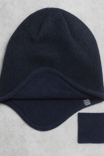 Ritagarcia Unisex Fleece-Lined Earflap Beanie - Windproof Thermal Winter Beanie