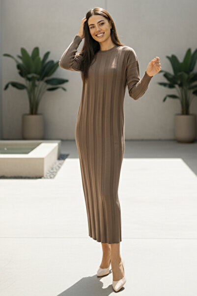 benguen Knitwear Dress N7050 Mink