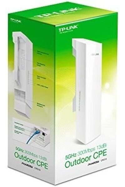 TP-LINK CPE510 5GHz 300Mbps 13dBi Outdoor CPE - Point-to-Point Up to 15km