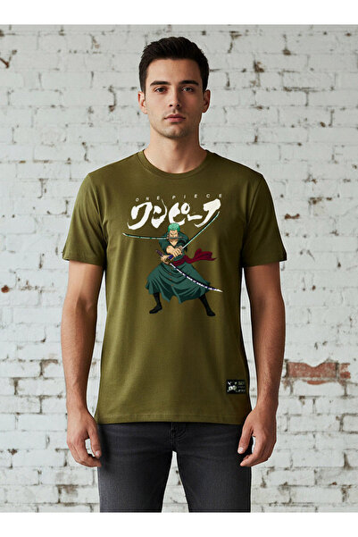 SP Characters Men Regular Fit Round Neck Short Sleeves One Piece Print T-shirt