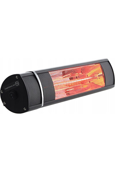 SERSIMO Infrared heater 2000W for indoor and covered outdoor use, 3 power levels, remote control, IP65
