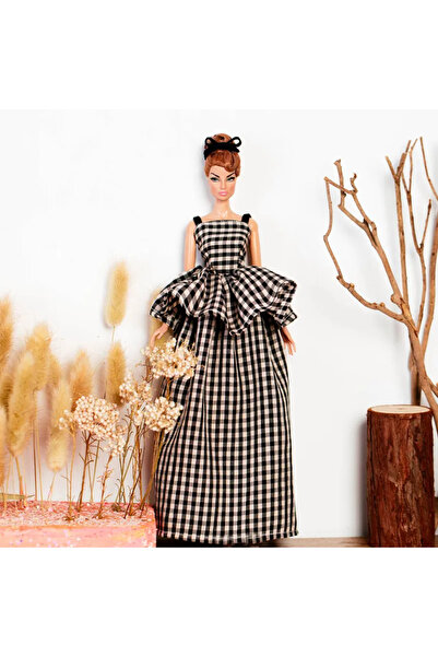 Takumi Set imbracaminte, Rochie si pantofi, Celeste, Carouri, +3 ani