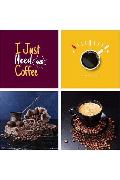 Sasb 4-Piece Multicolor Wall Panel 40 x 40 cm