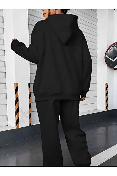 tkn your style Leopard Ribbon Bottom Top Set Fashion Print Design Trend Hooded Sweatshirt