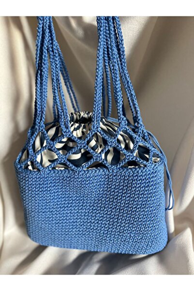 İhtiyacımVar Shoulder Bag with Pouch 34X25 cm Stylish Designed Bag