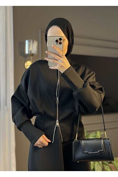 Femmeco Viola Kısa Scuba Ceket