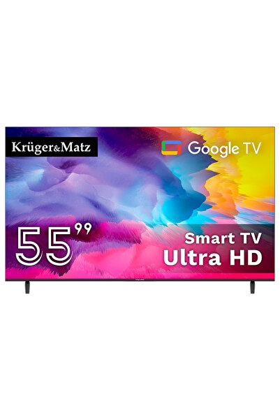 Kruger&Matz Smart TV Google 5.0 55inch 141cm UltraHD 4k Kruger&matz.