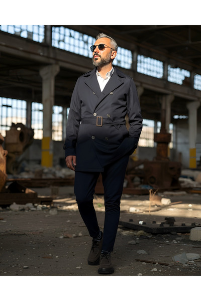 higo Premium Waterproof Erkek Trençkot