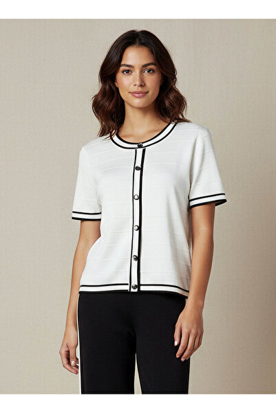 2Xtremz بلوزة بقصّة عادية مع حواف متباينة