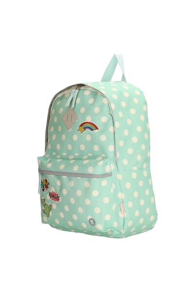Beagles Dots Rounded Bag with Front pocket Sky Blue - 17793078