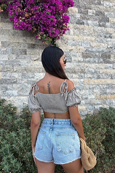 FOR YOU MODA Crop-Top mit Schulterbändern