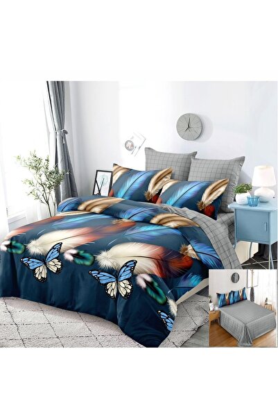 OEM Bed Linen, Fine Cotton 6 Pieces, Normal Sheet for Double Bed