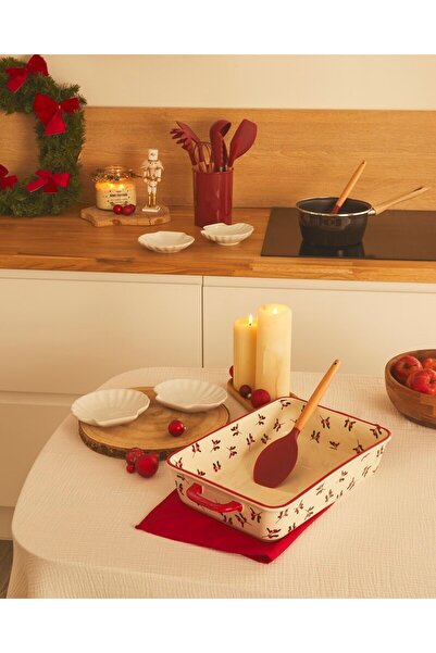 Carrefour Home Carrefour Home oven tray, ceramic, 37x23x8 cm, Multicolor