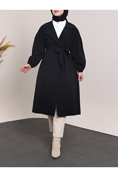 HİJABAYA Καμπαρντίνα με ελαστικό μανίκι με επένδυση με ζώνη