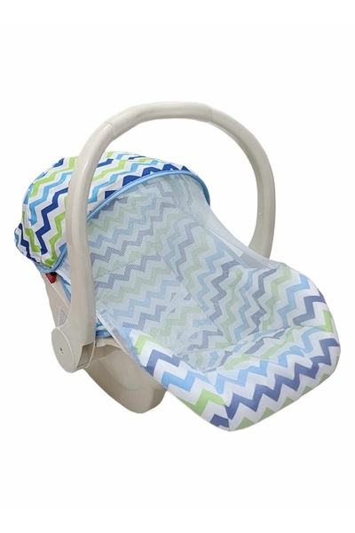 BabyCara 5 in 1 Carrier Carry Cot Rocking Chair Turns Feeding Chair with Mosq...