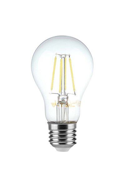 KlaussTech Λαμπτήρας LED E27 A60 με δυνατότητα ρύθμισης φωτεινότητας, θερμό λευκό 8W