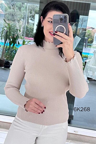 İnce Topuk Half Fisherman Knitwear Blouse 6K268