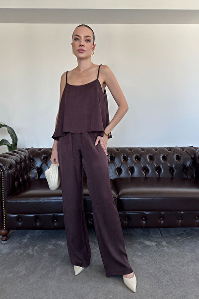 MAGARDE بدلة بلوفر معلق فاخر - أحمر كلاريت