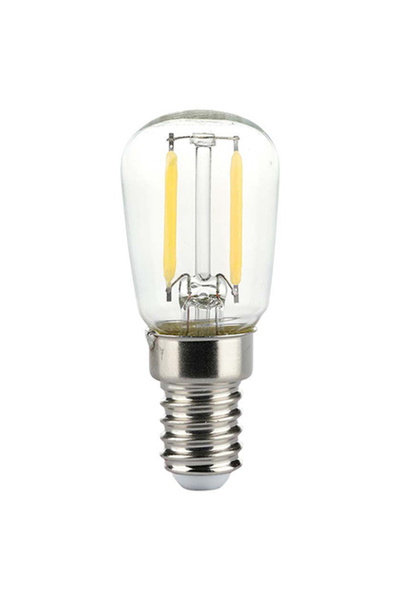 KlaussTech Λαμπτήρας LED με πυρακτωμένο νήμα E14 St26 2w ψυχρού λευκού χρώματος