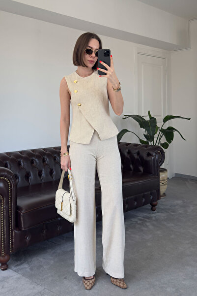 MAGARDE Costum din in premium cu vestă Acidmerik - STONE