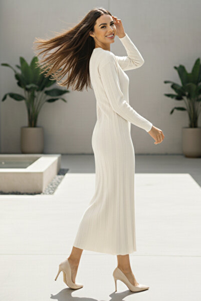 benguen Knitwear Dress N7050 Stone Color