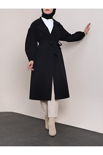 HİJABAYA Καμπαρντίνα με ελαστικό μανίκι με επένδυση με ζώνη