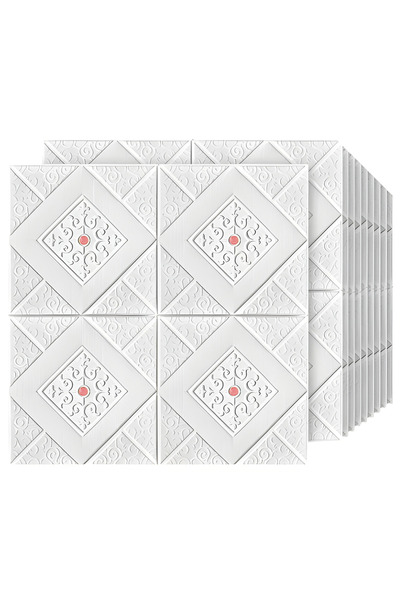 Teno Set of 20x 3D Brick Wallpaper Teno®, Crystal Diamond Pattern, coverage a...