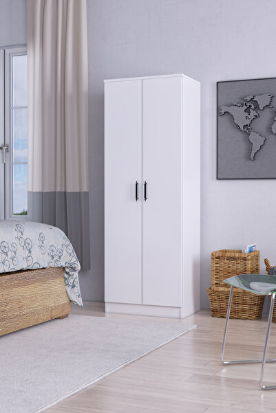 Gubimo Abete-2 Kapılı Gardırop / Beyaz
