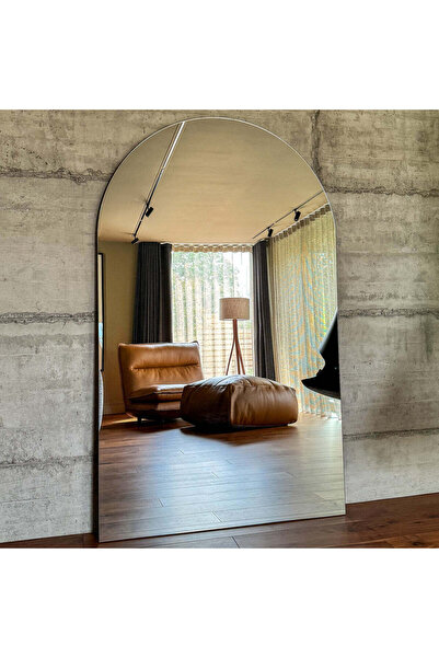 Muummirror 179cm X 110cm Ekstra Büyük Çerçevesiz Kemerli Tam Boy Ayna