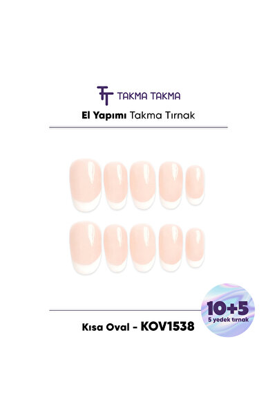 Takma Takma 15'li Ten Kısa Oval KOVK1538FK Tekrar Kullanılabilir El Yapımı Pr...