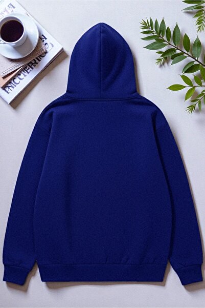 uyguntarz Unisex Sleeping pisică cu imprimeu cu glugă Swea tricou