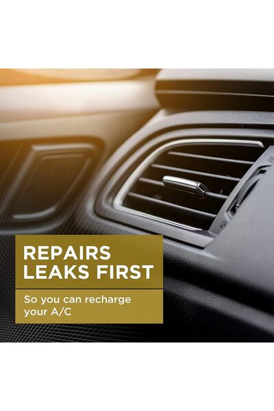 Interdynamics مجموعة إيقاف تسرب مكيف الهواء A/C Pro Super Seal مع خرطوم توزيع...