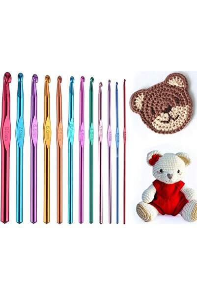VERK Crochet and knitting set, 12 crochet hooks
