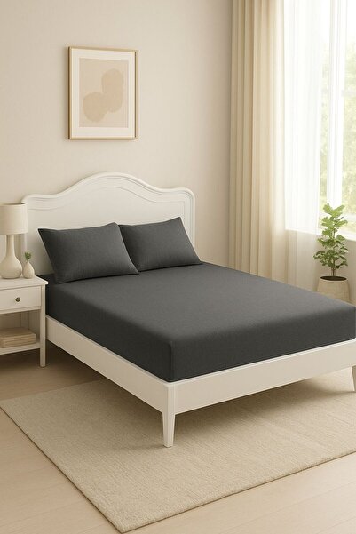 sternen glanz Veloriarn Cotton Fitted Elastic Sheet + Pillowcase Set