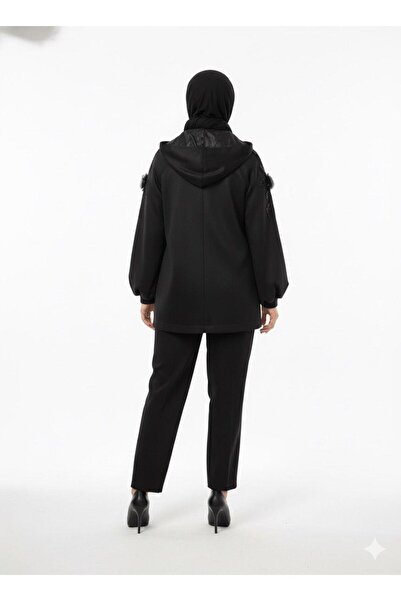 MOOR BUTİK Moor Sleeves Appliqued Modal Imported Suit