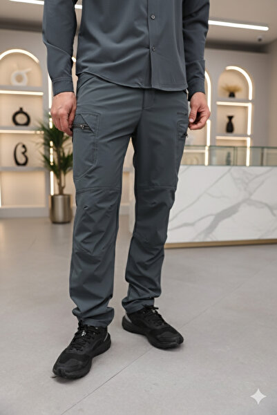 Mamlay Men's Anthracite Color Tactical Outdoor Water and Wind Resistant Pants