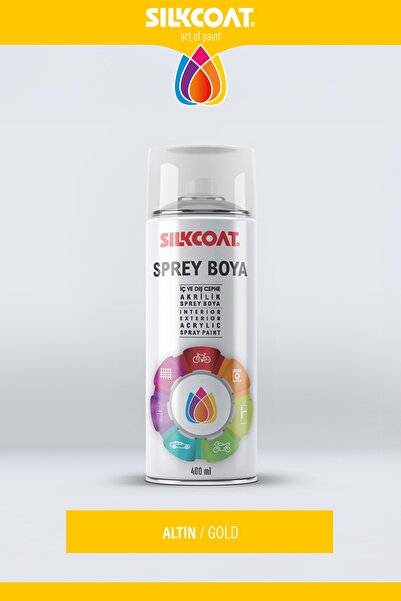 Silkcoat Premium Dekoratif Sprey Boya 400 ML – Mobilya, Duvar, Metal, Plastik...