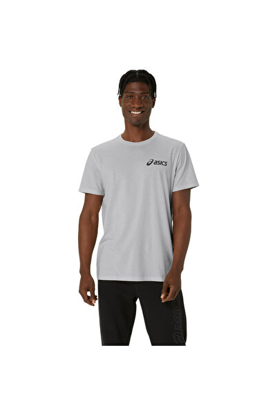 Asics CHEST LOGO SS TEE Erkek Gri Kısa Kollu Tshirt 2031E659-022