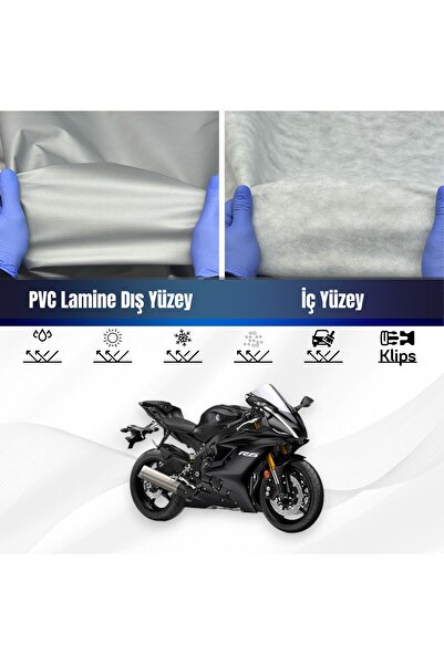 ULTRASHOP YAMAHA YZF R6 Su Geçirmez Motosiklet Brandası Motor Branda