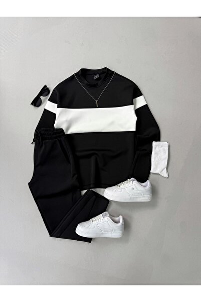 Baycombine35 Scuba Fabric Piece Tracksuit Set 2 Piece Set