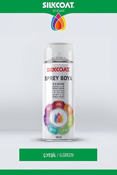 Silkcoat Premium Dekoratif Sprey Boya 400 ML – Mobilya, Duvar, Metal, Plastik...